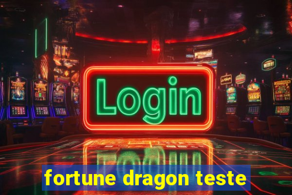 fortune dragon teste